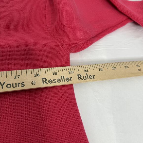 Talbots Sweater Womens Large Pink Open Front Cardigan Lightweight Pockets Casual - Picture 7 of 8